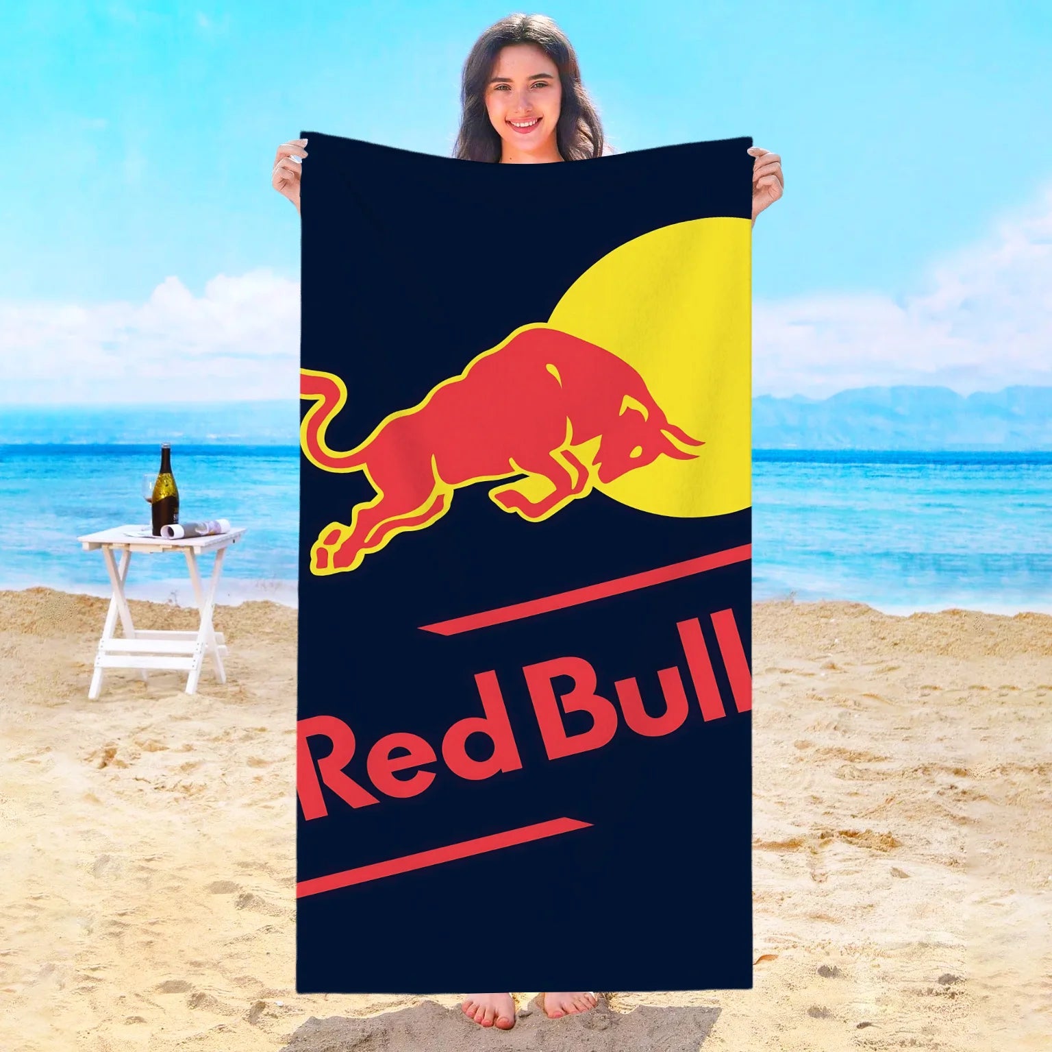 Serviette De Bain Red Bull