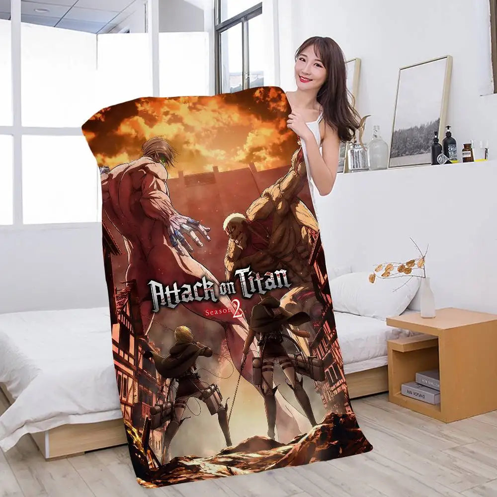 Serviette De Bain Attaque Des Titans