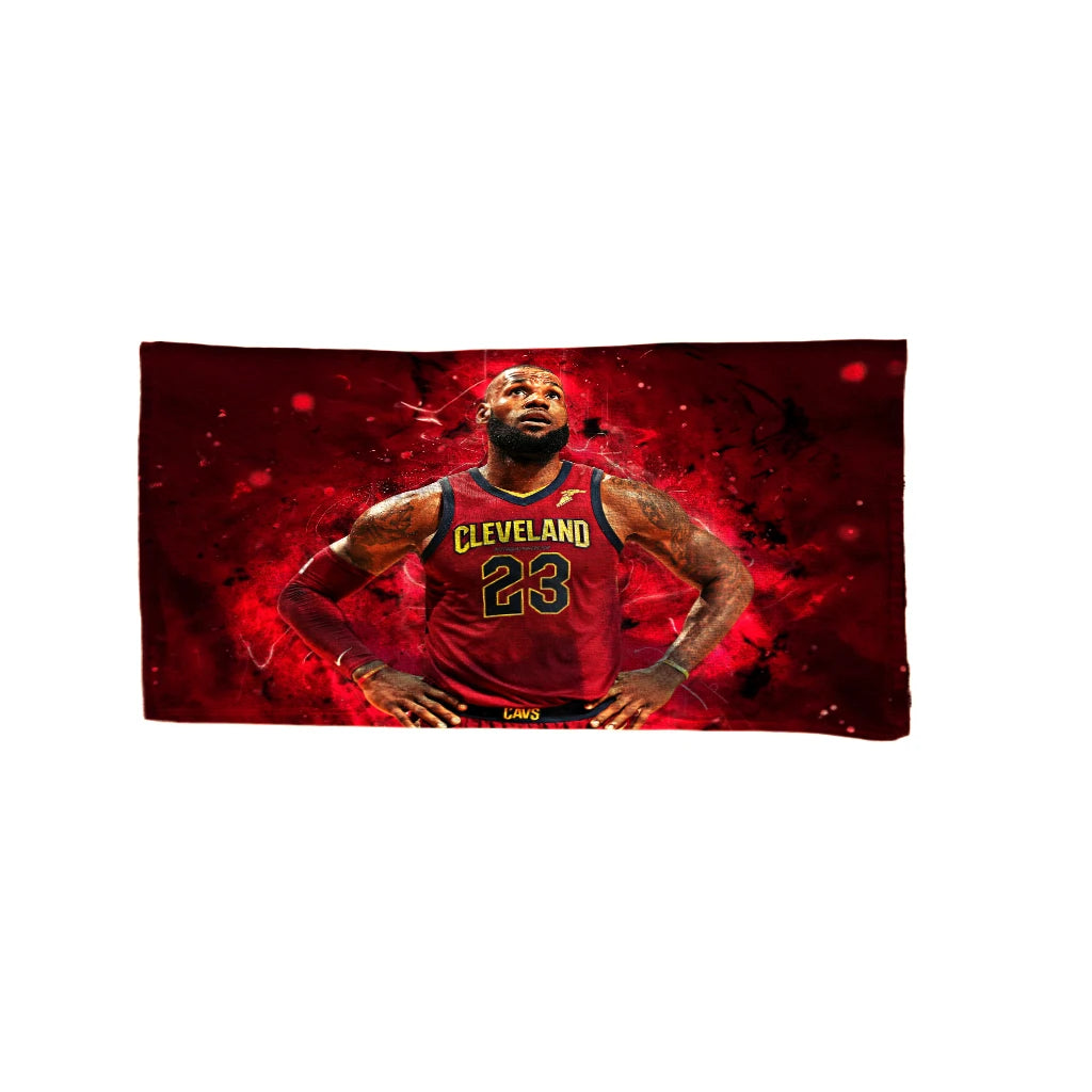Serviette De Bain Avec Joueur De Basket
