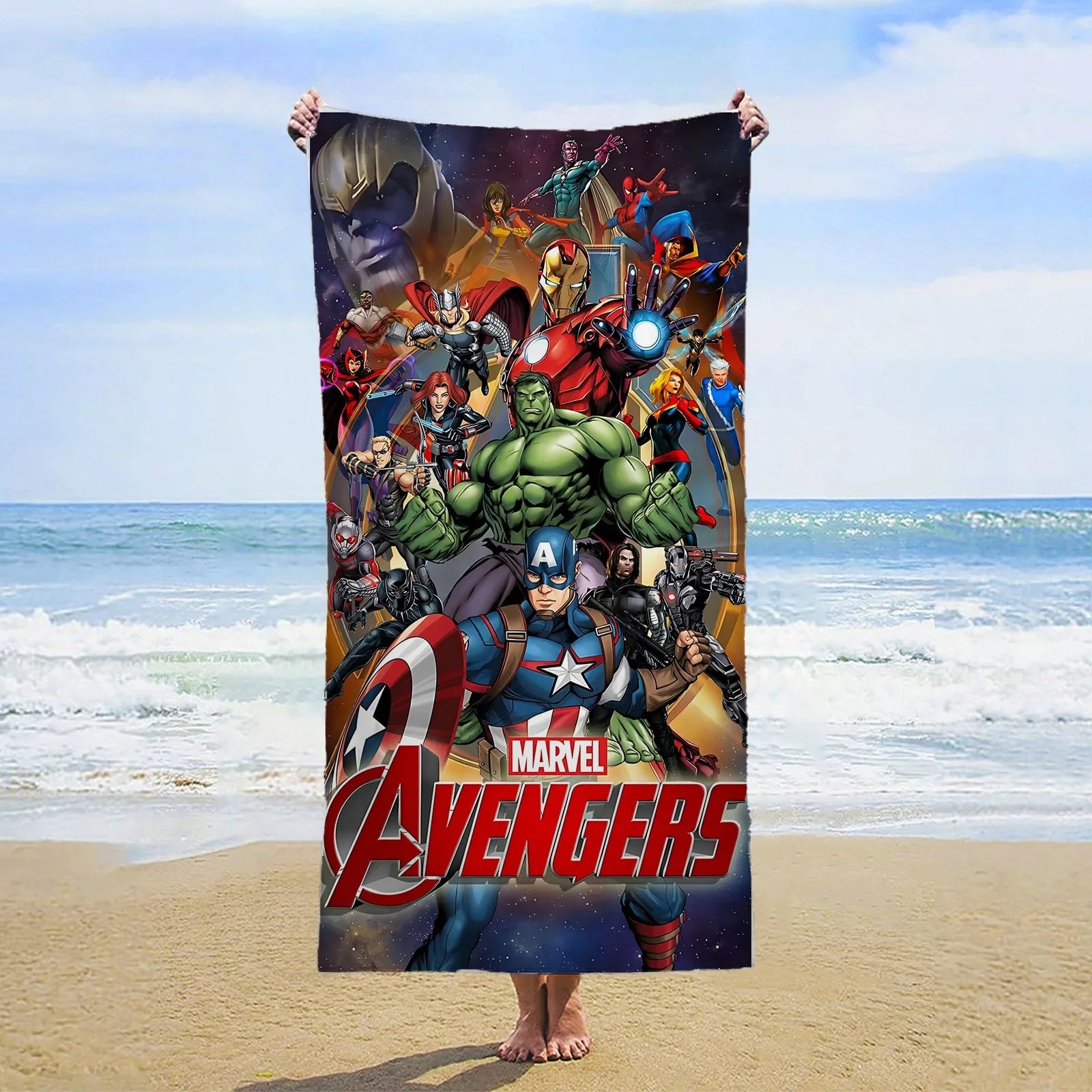 Serviette De Bain Avengers