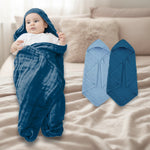 Serviette De Bain Avec Bonnet Bébé - Vignette | plumedebain