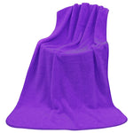 Serviette De Bain Adulte Violet - Vignette | plumedebain