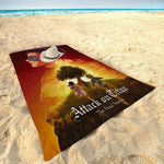 Serviette De Bain Attaque Des Titans - Vignette | plumedebain