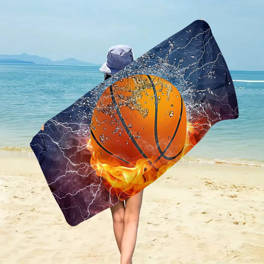 Serviette De Bain Basketball Nba