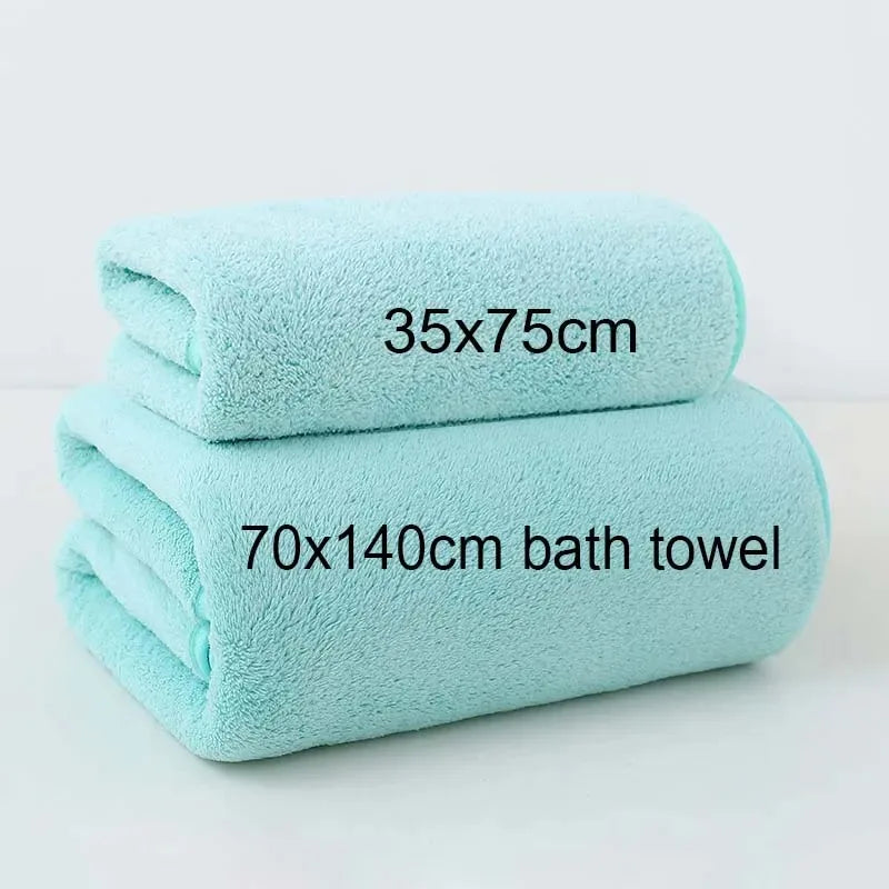 Serviette De Bain Bleu Turquoise