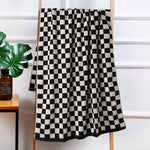 Serviette De Bain Carreaux - Vignette | plumedebain