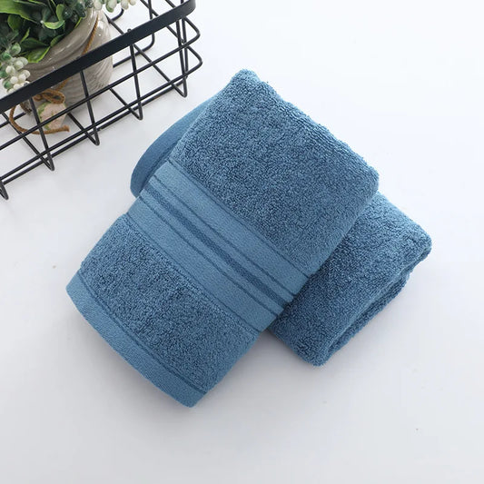 Serviette De Bain Coton Bleu