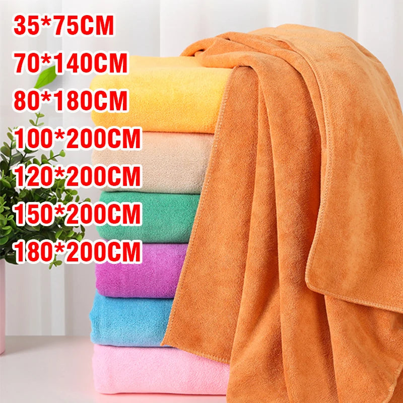 Serviette De Bain Couleur Orange