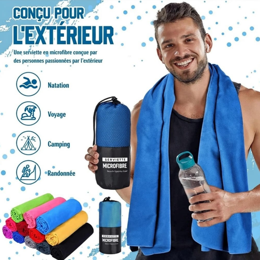 Serviette De Bain Microfibre