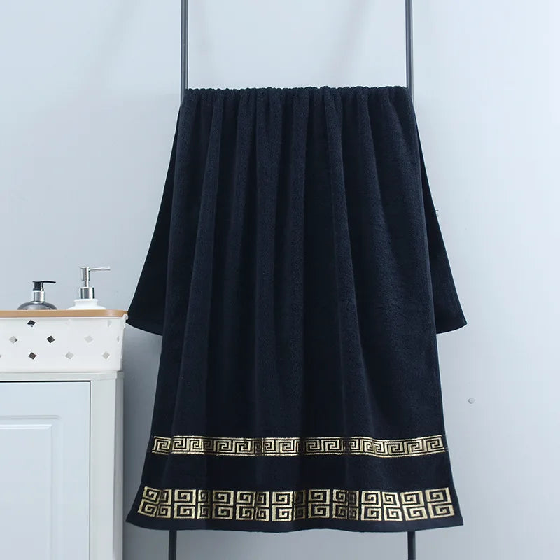 Serviette De Bain Noire