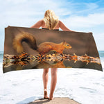 Serviette De Bain Renard - Vignette | plumedebain