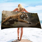 Serviette De Bain Tigre - Vignette | plumedebain