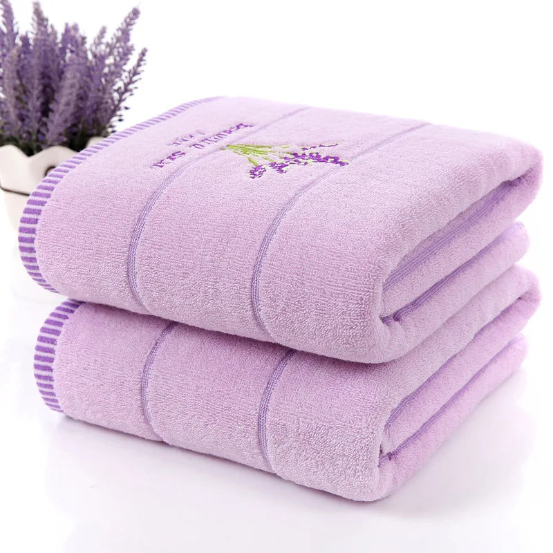 Serviette De Bain Violette