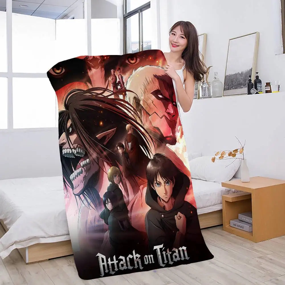 Serviette De Bain Attaque Des Titans
