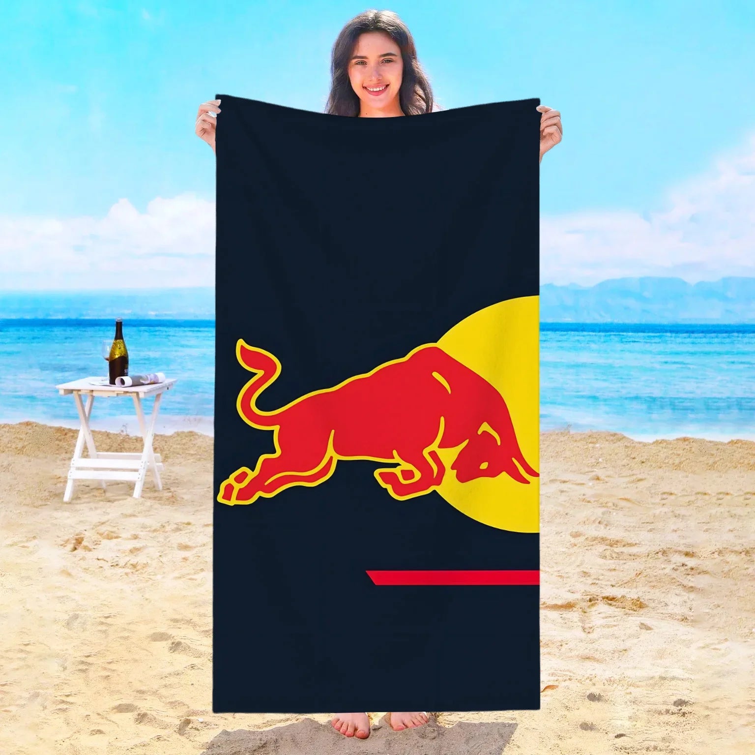 Serviette De Bain Red Bull